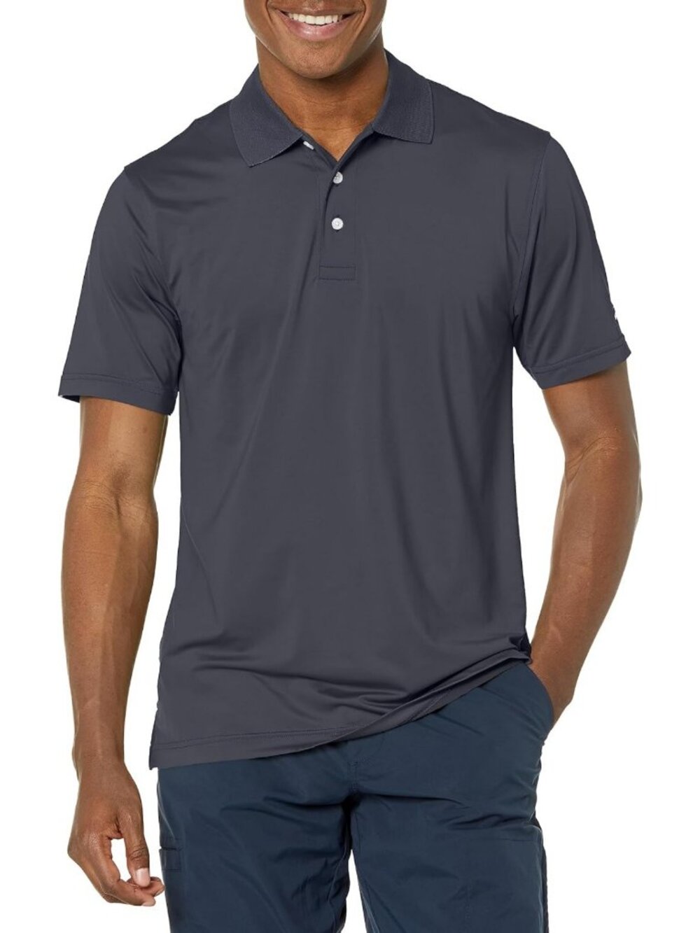 Brooks Brothers Men's Performance Stretch Short Sleeve Solid Polo Shirt